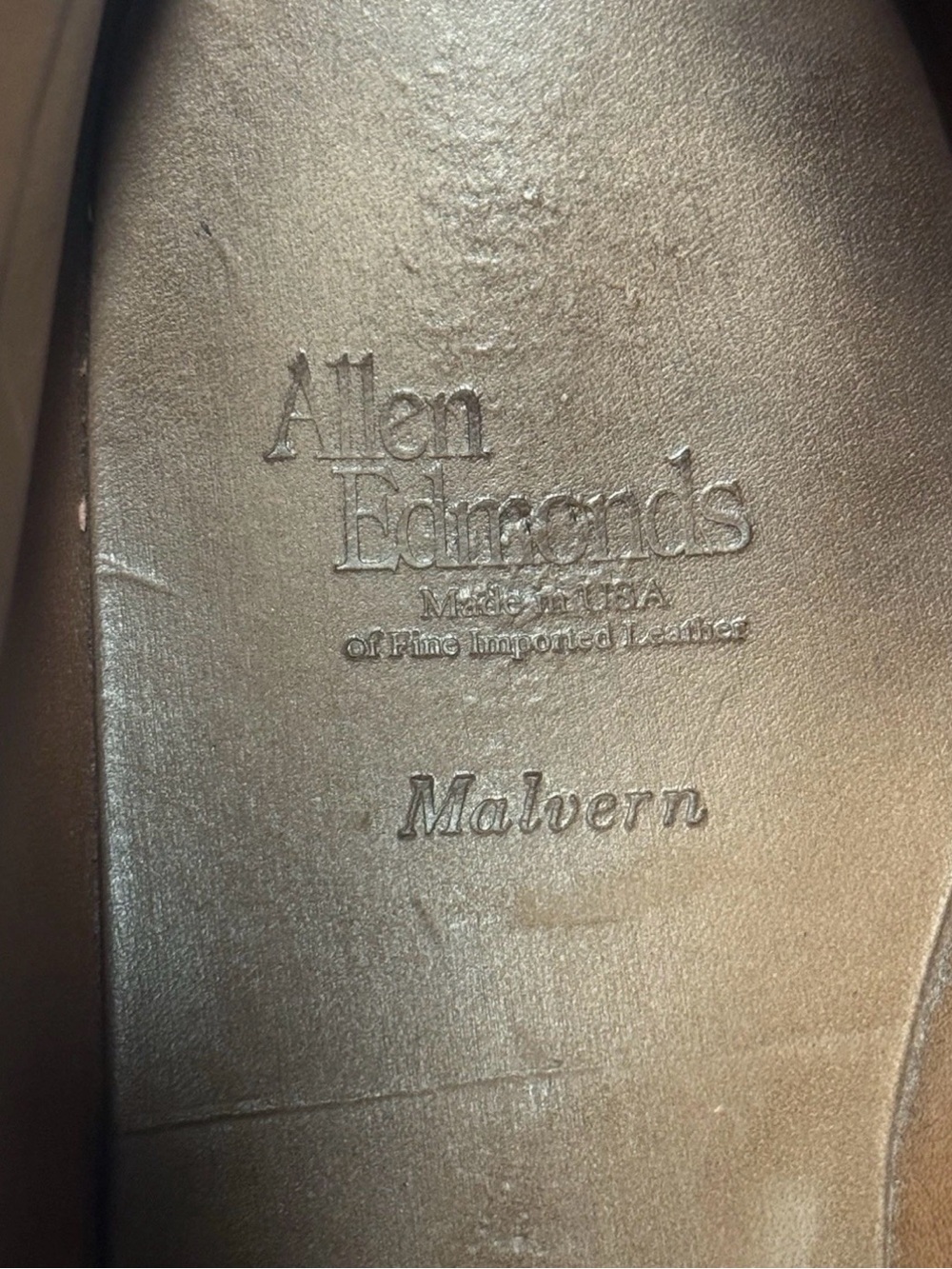 Allen Edmonds Chocolate Brown Leather Chukka Boots, size 10 E - Picture 9 of 12